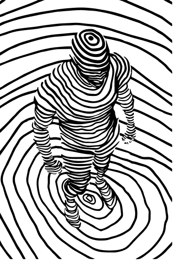 stripe man